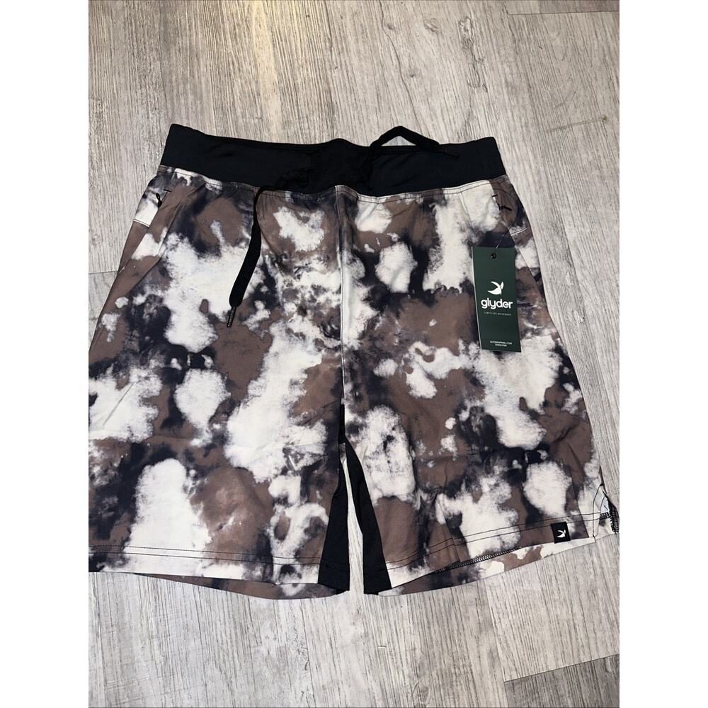 Glyder Men Acadia Short Black Multi Dye Size S Retail $64New With Tags